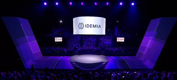 Video mapping decor for Idemia - Modulo Pi