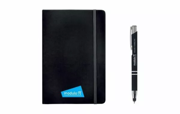 Modulo Pi notebook and pen